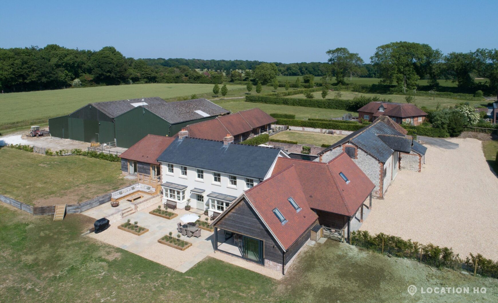 Detached family farm house for filming