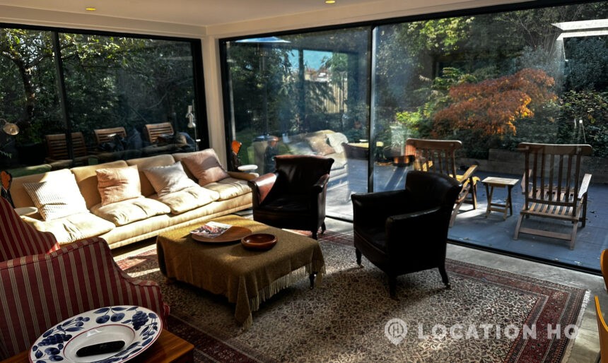 modern house living area for film location