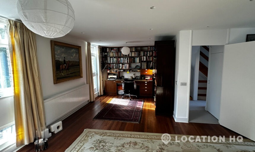 concrete house for film shoot