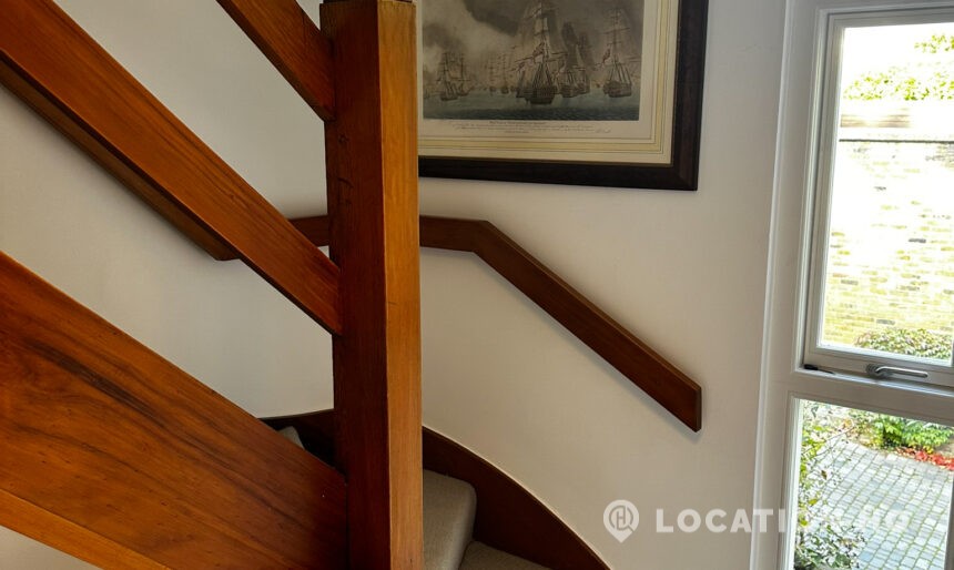 Townhouse staircase for filming