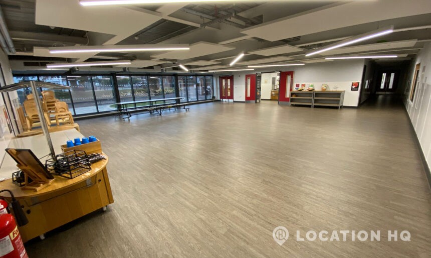 school campus interior for filming