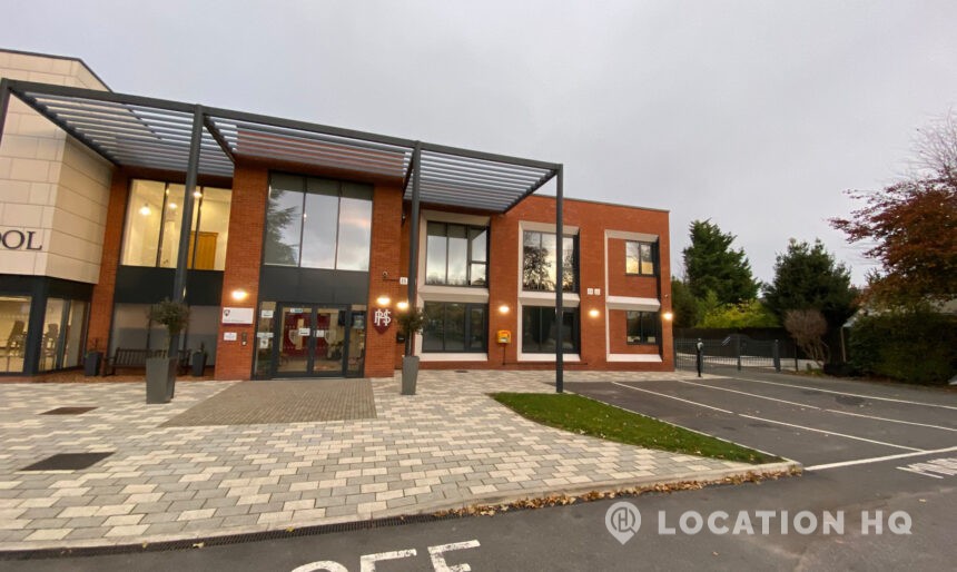 school campus for filming