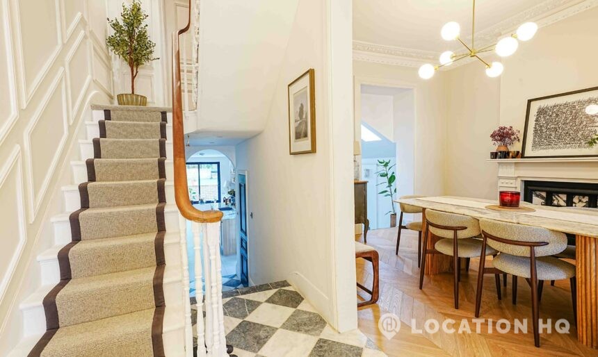 victorian terrace house for filming