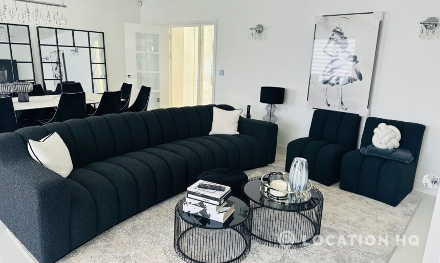 modernist living area available for shoots