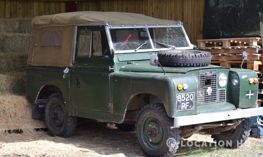 vintage jeep for filming in London