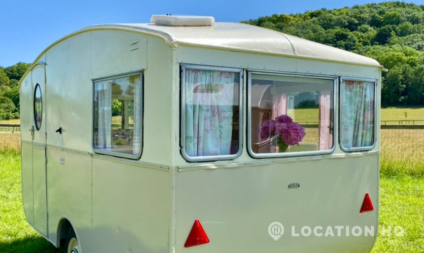 vintage caravans for filming 1970s caravan park