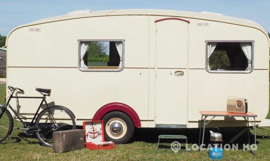 classic caravans for filming caravan park