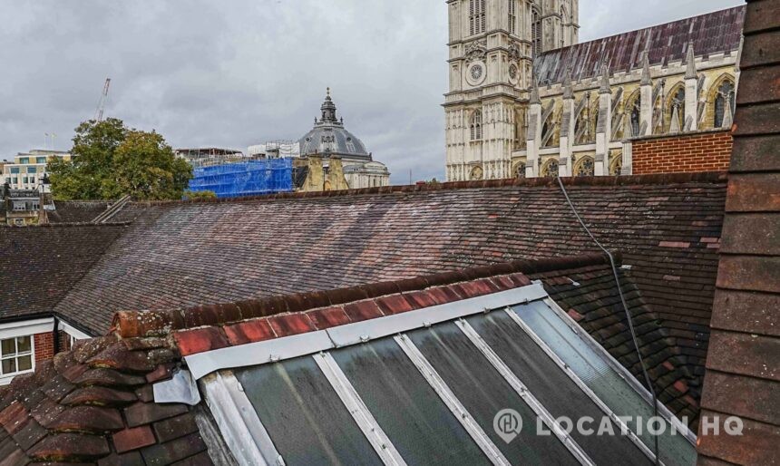 period building rooftop