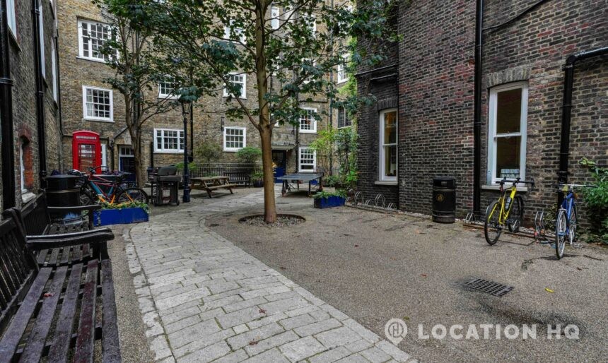 Victorian courtyard film location