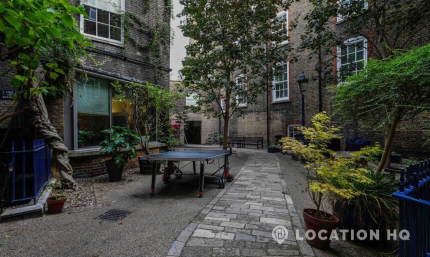 council government housing courtyard film location