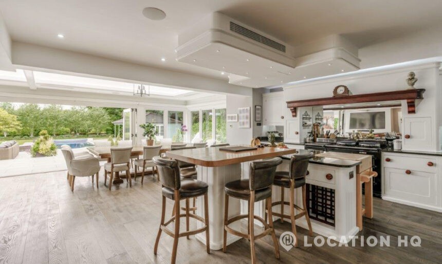 open plan kitchen film location