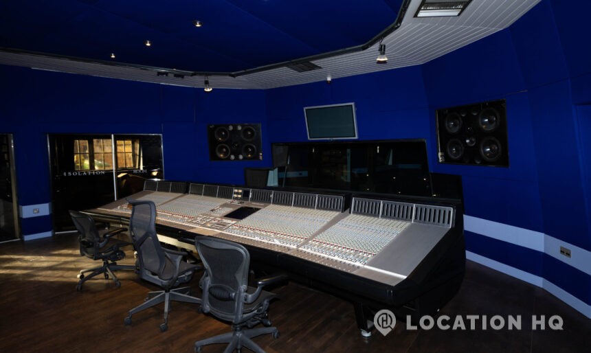 empty recording studio