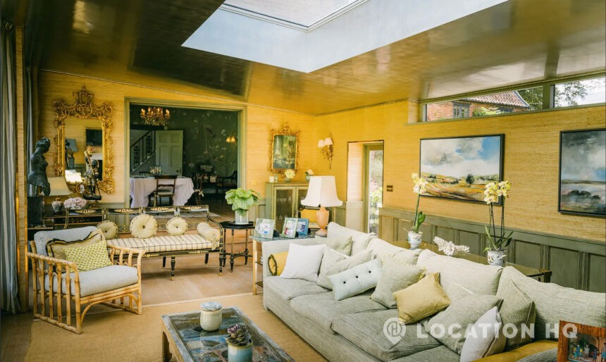Historic Georgian Manor House for Film & TV living room