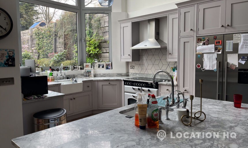 double height domestic kitchen