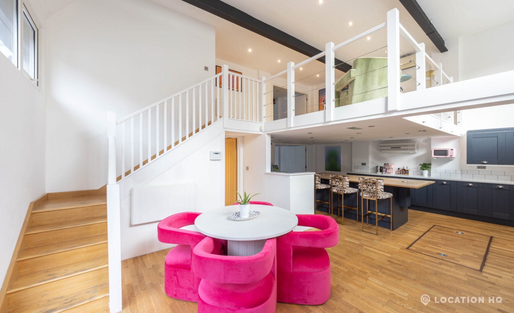 mezzanine studio loft location