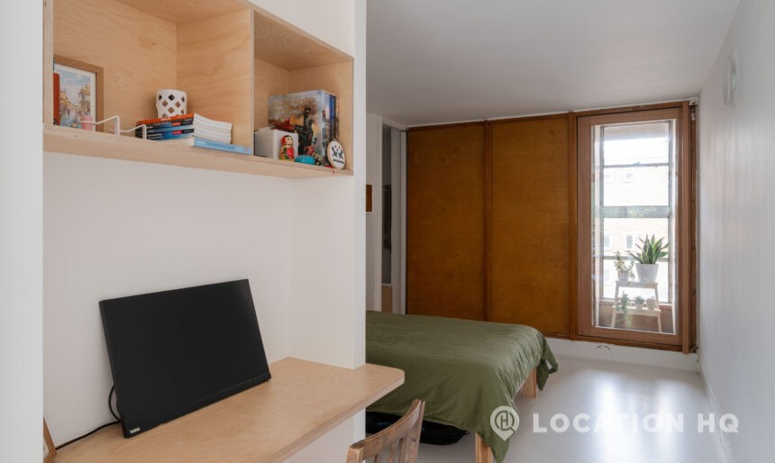 brutalist council flat modern interior