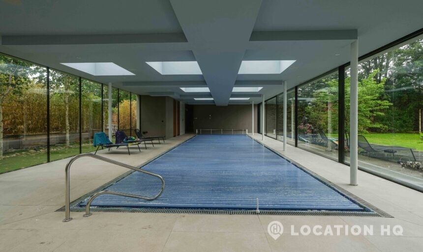 Indoor swimming pool house