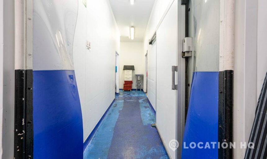 empty commercial unit corridor